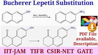 Bucherer Reaction Mechanism with Application ✓ Naphthol to Naphthylamine  JAM TIFR CSIR NET GATE [upl. by Aramoy]