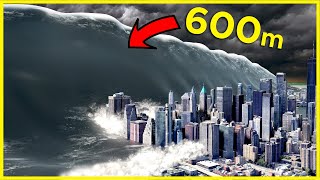 🌊 The biggest TSUNAMIS in History 🌊 3D Comparison [upl. by Phemia]