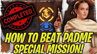 How to Beat Padme Special Mission in Phase 1 Republic Offensive WITHOUT Maxed Relics  SWGoH [upl. by Tyrus]