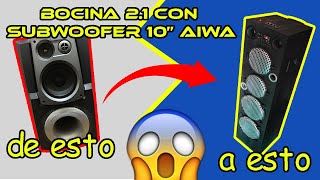 DIY Cómo Hacer una Bocina Bluetooth Potente con TPA3116 y Doble Subwoofer [upl. by Dunson104]