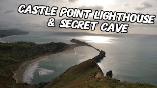 Castle Point Lighthouse and Secret Cave [upl. by Sagerman]