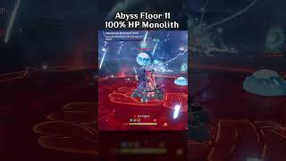 ABYSS FLOOR 11 100 HP MONOLITH [upl. by Mathian]