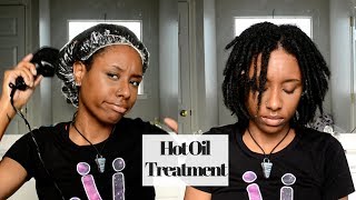 HOT OIL TREATMENT ON DRY DREADLOCKS [upl. by Pearson]