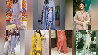 New Dupatta Design 2024  Simple Suit k designing Dupatta  Stylish Dupatta designs [upl. by Joon]