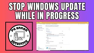 How to Stop Windows Update While in Progress [upl. by Dorothy476]