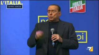 BERLUSCONI I SERVIZI SOCIALI SONO UNUMILIAZIONE [upl. by Sinne]