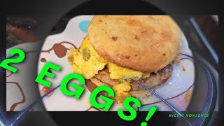 How to make a double egg muffin [upl. by Olatha623]