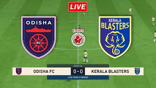 🔴Odisha FC vs Kerala Blasters  Hero Indian Super League Match isl2024 [upl. by Descombes332]