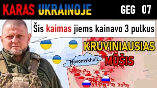 Geg 7 Ukrainiečiai SUNAIKINA 314 TANKŲ IR ŠARVUOČIŲ PER MŪŠĮ DĖL NOVOMYKHAILIVKOS  Karas Ukrainoje [upl. by Daveta]