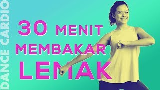 Gerakan Efektif Membakar Lemak Dengan 30 Menit Dance Cardio Workout [upl. by Ardnassela]