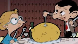 Dinner for Two  Mr Bean Official Cartoon [upl. by Shelia]