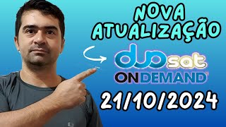 NOVA ATUALIZAÇÃO DUOSAT 21102024 [upl. by Aicilas355]