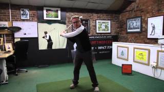 LEFT ARM AND SHOULDER MOVEMENT IN DOWNSWING [upl. by Nnaassilem615]