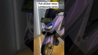 Sticker nmax full wraping lembayung [upl. by Anirbes144]