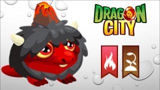 Dragon City  Getting Volcano Dragon 100 No Hack [upl. by Yanat]