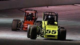 CCS Wingless Sprint Cars at Citrus County Speedway 212014 [upl. by Lorou223]