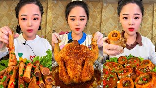 ASMR CHINESE FOOD MUKBANG EATING SHOW  먹방 ASMR 중국먹방  XIAO YU MUKBANG 90 [upl. by Neiv]