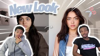 seeing how much i can change my appearance nailea devora Reaction Video [upl. by Gilli]