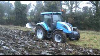 Landini Powermondial Tractor Ploughing [upl. by Gregorio]