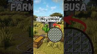 Automatyczna farma bambusa w minecraft 😵💥 [upl. by Mehitable]