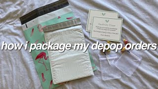 How I Package My Depop Orders [upl. by Haela]