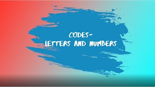 11 Plus Verbal Reasoning  Letter and Number Codes  Mock Exam Questions [upl. by Neeroc]