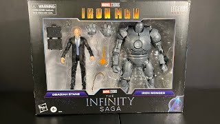 REVIEWING MARVEL LEGENDS INFINITY SAGA OBADIAH STANE AND IRON MONGER TWOPACK FROM IRON MAN [upl. by Lecram]