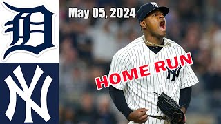 Detroit Tigers vs New York Yankees 050524 GAME HIGHLIGHTS  MLB Season 2024  MLB Highlights [upl. by Nnairrehs]