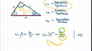 Rechtwinklige Dreiecke sin cos tan Hypotenuse AnGegenkathete  Mathe by Daniel Jung [upl. by Vieva89]