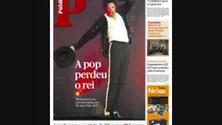 Michael Jacksons death in the newspapers [upl. by Januisz]