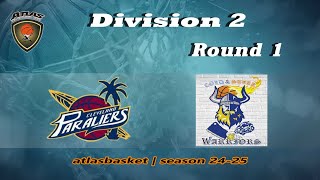 Atlasbasket  Div 2Round 1  CLEVELAND PARALIERS vs COLDnSTEAK WARRIORS 5133 [upl. by Naedan]