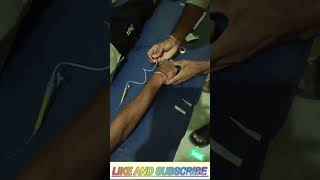 Scalpsaline kaise lagaya jata hai explain in detail 💉doctor medicos injection shorts [upl. by Aitsirk]