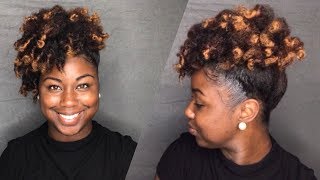 How To Use Flexi Rods On Dry Natural Hair [upl. by Imoan]