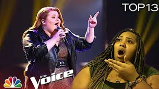 The Voice Live Top 13  Makenzie Thomas did JHud Justice  Reaction [upl. by Harden24]