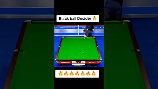 Black ball decider 🔥💯 trendingshorts snooke snookerplayer shots pool snooker 8ballpool [upl. by Noroj]