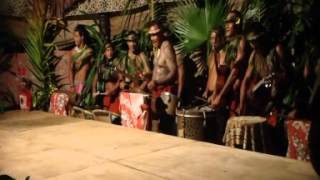 Samoan drumming and shell horns [upl. by Llenet]