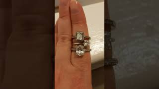 CZ vs Classic Moissanite vs White Sapphire [upl. by Fording820]