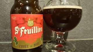 St Feuillien Cuvée de Noël  Belgian Craft Beer Review [upl. by Isdnyl]