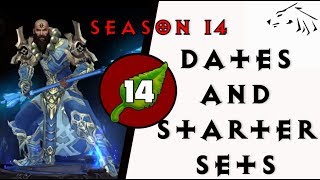 Diablo 3 Season 14 Start Dates and Haedrigs Gift Starter Sets [upl. by Arreit274]