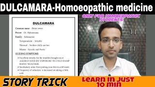 DULCAMARAHomoeopathic medicineDulcamara usessimple way to learn Homoeopathic Medicines [upl. by Eanej]