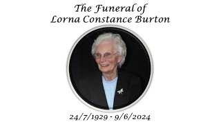 The Funeral of Lorna Burton [upl. by Freeborn]