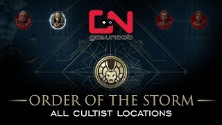 AC Odyssey  Legacy of the First Blade  Order of the Storm  All Cultist Locations [upl. by Crosley]