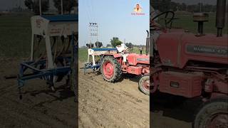 Mahindra 475 amp Seed drill tranding jattlife agriculture farming shortsfeed shorts viralvideo [upl. by Atteynot19]