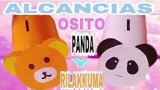 ALCANCIAS O HUCHAS KAWAIICon tubos de papel higiénicoReciclado [upl. by Netsrejk]