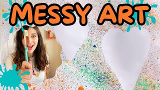 Messy art a easy way to be messy and creative [upl. by Ahsaret400]