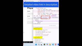 How To Find Role amp Accessible Name of Any Web Element For Playwright getByRole Locator playwright [upl. by Nylasej357]