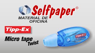 Corrector cinta tippex micro tape twist colores en selfpapercom [upl. by Christina]