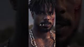 Black Panther Vs Killmonger 🔥🔥  Character Battle WhatsApp HD Status  battle blackpanther shorts [upl. by Syned]