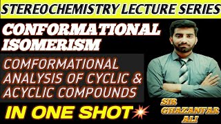 🔴Conformational IsomerismRotamersConformational analysis of cyclic and acyclic compoundsButane [upl. by Yrgoerg435]