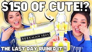 150 of CUTE The Last Day RUINED It  Beekman 1802 Advent Unboxing [upl. by Aydidey544]